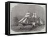 Vessels of the New Imperial Chinese Squadron-Edwin Weedon-Framed Stretched Canvas