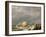 Vessels on a Lee Shore in a Gale of Wind, 1844-Johannes Hermanus Koekkoek-Framed Giclee Print