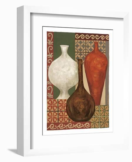 Vessels & Tiles II-Eva Misa-Framed Art Print