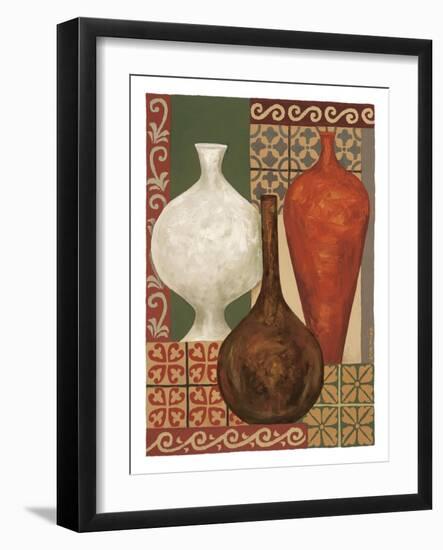 Vessels & Tiles II-Eva Misa-Framed Art Print