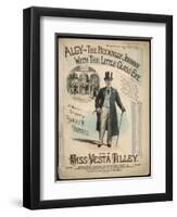 Vesta Tilley, Music Hall Entertainer-null-Framed Art Print