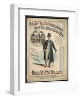 Vesta Tilley, Music Hall Entertainer-null-Framed Art Print