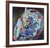 Vestal (hand-made paper)-Gustav Klimt-Framed Collectable Print