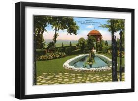 Vestavia Park in Birmingham, Alabama-null-Framed Art Print