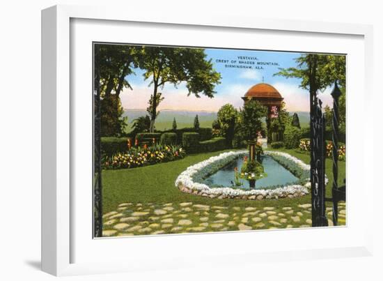 Vestavia Park in Birmingham, Alabama-null-Framed Art Print