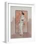 Veste longue, jupe longue, velours blanc blaireau-Madeleine Vionnet-Framed Giclee Print