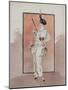 Veste longue, jupe longue, velours blanc blaireau-Madeleine Vionnet-Mounted Giclee Print