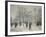 Vesterbro Passage in Copenhagen in Winter, 1919-Paul Fischer-Framed Giclee Print