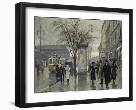 Vesterbrogade, Copenhagen-Paul Fischer-Framed Giclee Print