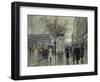 Vesterbrogade, Copenhagen-Paul Fischer-Framed Premium Giclee Print