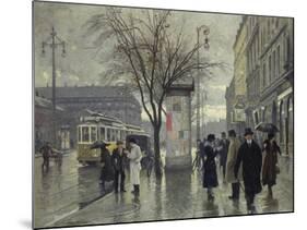 Vesterbrogade, Copenhagen-Paul Fischer-Mounted Giclee Print