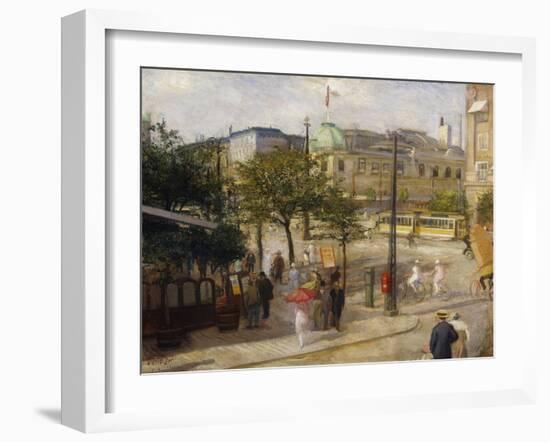 Vesterbrogade, Copenhagen-Sally Nicolaj Philipsen-Framed Giclee Print