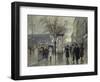 Vesterbrogade, Copenhagen-Paul Fischer-Framed Giclee Print