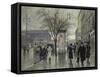 Vesterbrogade, Copenhagen-Paul Fischer-Framed Stretched Canvas