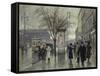 Vesterbrogade, Copenhagen-Paul Fischer-Framed Stretched Canvas