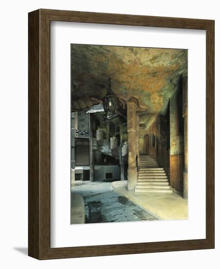 Vestibule and Staircase, Mila House-null-Framed Giclee Print