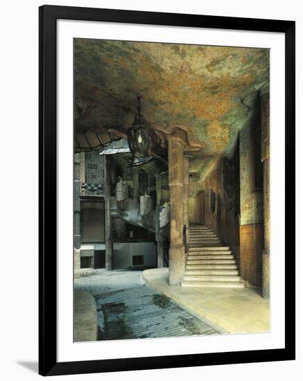 Vestibule and Staircase, Mila House-null-Framed Giclee Print