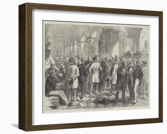 Vestibule of the French National Assembly at Versailles-null-Framed Giclee Print