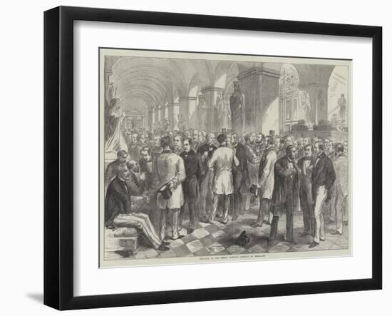 Vestibule of the French National Assembly at Versailles-null-Framed Giclee Print