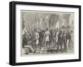 Vestibule of the French National Assembly at Versailles-null-Framed Giclee Print