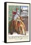 Vestimenta Del Dogo De Venecia En Ceremonias-Habiti D’Hvomeni Et Donne Venetiane 1609-Franco Giacomo-Framed Stretched Canvas