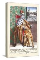 Vestimenta Del Dogo De Venecia En Ceremonias-Habiti D’Hvomeni Et Donne Venetiane 1609-Franco Giacomo-Stretched Canvas