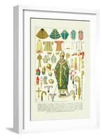 Vestments and Headwear-null-Framed Art Print
