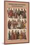 Vestments, Attire and Style in Britain 2nd Half of the XVI Century-Friedrich Hottenroth-Mounted Art Print