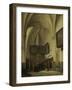 Vestry of the Church of St Stephen in Nijmegen-Johannes Bosboom-Framed Art Print