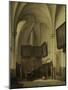 Vestry of the Church of St Stephen in Nijmegen-Johannes Bosboom-Mounted Art Print