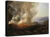 Vesuv Volcanic Eruption, 1826-Johan Christian Clausen Dahl-Stretched Canvas