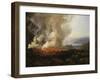 Vesuv Volcanic Eruption, 1826-Johan Christian Clausen Dahl-Framed Premium Giclee Print