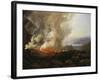 Vesuv Volcanic Eruption, 1826-Johan Christian Clausen Dahl-Framed Giclee Print