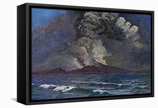 Vesuvius 1872-W Kranz-Framed Stretched Canvas