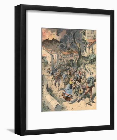 Vesuvius 1906-null-Framed Art Print