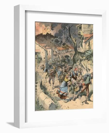 Vesuvius 1906-null-Framed Art Print