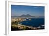 Vesuvius And Naples-Charles Bowman-Framed Photographic Print