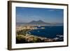 Vesuvius And Naples-Charles Bowman-Framed Photographic Print