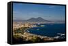 Vesuvius And Naples-Charles Bowman-Framed Stretched Canvas