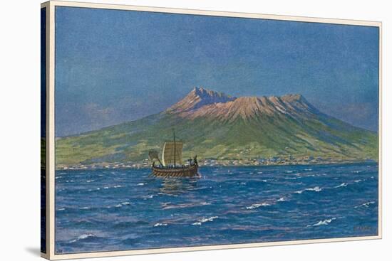 Vesuvius Circa 78-W Kranz-Stretched Canvas