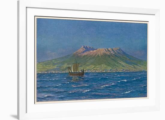 Vesuvius Circa 78-W Kranz-Framed Premium Giclee Print