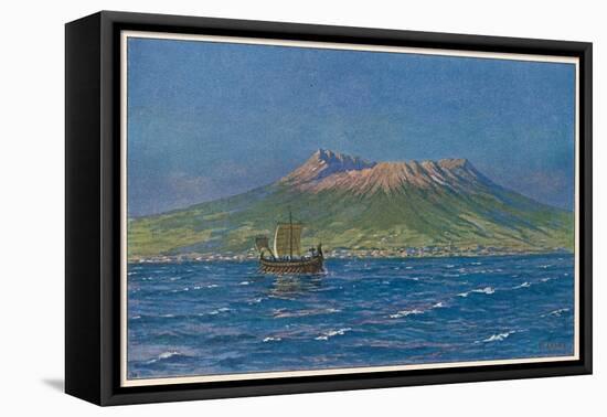 Vesuvius Circa 78-W Kranz-Framed Stretched Canvas