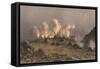 Vesuvius, Cones-Eugene Ciceri-Framed Stretched Canvas