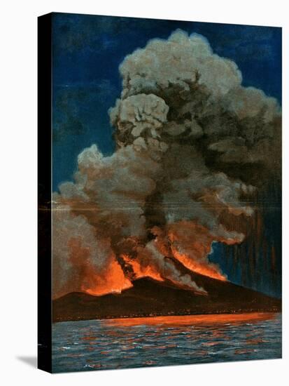 Vesuvius - Erupt 1872-W Kranz-Stretched Canvas