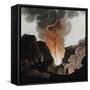 Vesuvius Erupting, Italy, C1815-null-Framed Stretched Canvas