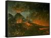 Vesuvius Erupting-null-Framed Stretched Canvas