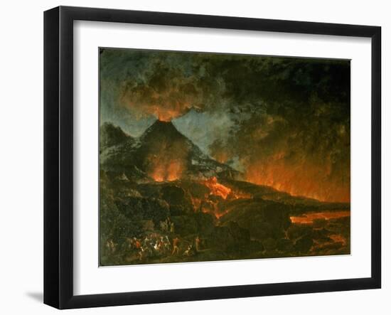 Vesuvius Erupting-null-Framed Giclee Print