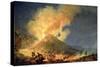 Vesuvius Erupting-Pierre Jacques Volaire-Stretched Canvas