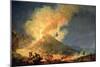 Vesuvius Erupting-Pierre Jacques Volaire-Mounted Giclee Print