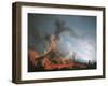 Vesuvius Eruption from the Atrio Del Cavallo-Pierre-Jacques Volaire-Framed Giclee Print